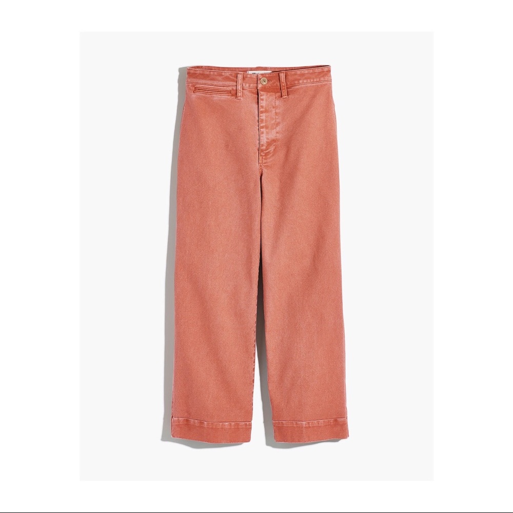 Madewell Slim Emmett Wide-Leg Crop Pants